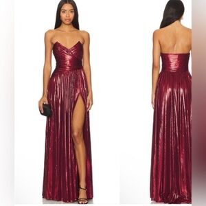 Retrofete Waldorf Dress in Port